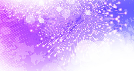 Wall Mural - festive technological background