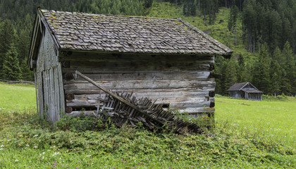 Two Old Cabins in Austria