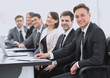 © ASDF - portrait of successful business team in office