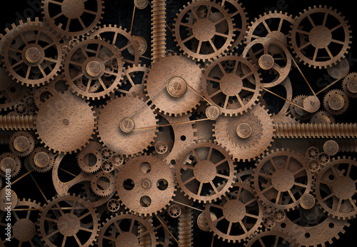 Foto  Complex machinery