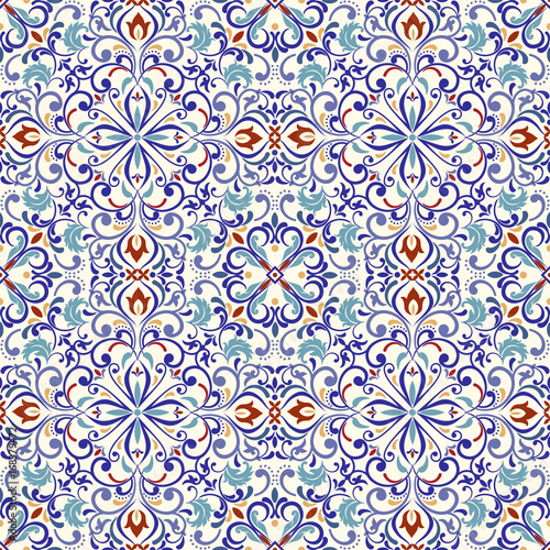 Dekoracja na wymiar  ceramika-osmanska-kompozycja-plytek-wzorzystych-osmanskich