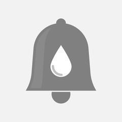 Sticker - Isolated bell with a blood drop