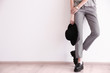 © Africa Studio - Beautiful young woman in stylish casual clothes near white wall