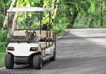 Canvas Print - Modern buggy at tropical resort