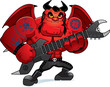 Cartoon Heavy Metal Demon
