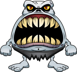 Sticker - Angry Cartoon Ghoul