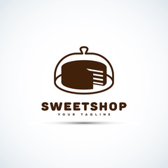 Canvas Print - Sweet shop logo