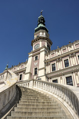 Wall Mural - Miasto Zamość - zabytkowy ratusz i schody