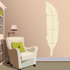 Wall Mural - Interior 3d