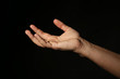 © 5second - Male hand on a black background