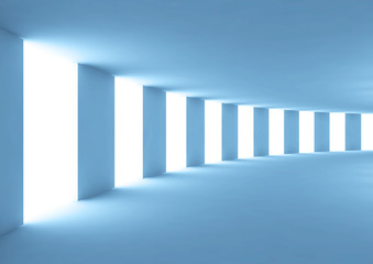 Wall Mural - empty corridor.