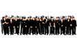© zolotons - Vector, isolated, crowd of silhouettes of men