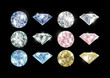 Colorful diamonds collection