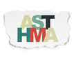 © Maksim Kabakou - Healthcare concept: Asthma on Torn Paper background