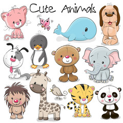 Set of Cute Animals