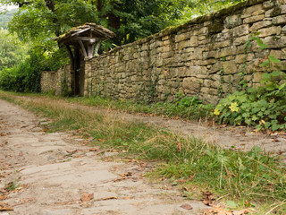 Streets of old bulgarian preserved Bozhentsi