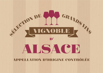 Wall Mural - Vignoble d'Alsace