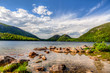 This is Jordan Pond located in Acadia National Park in Maine near Bar Harbor.