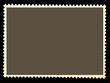 Blank dark isolated posted stamp.Template for graphic designers.