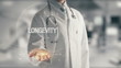 Doctor holding in hand Longevity