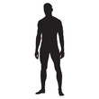 © michalsanca - Man standing vector silhouette