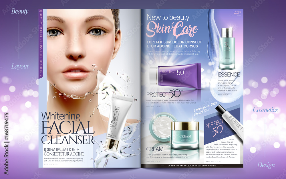elegant-skin-care-brochure-design-stock-vector-adobe-stock