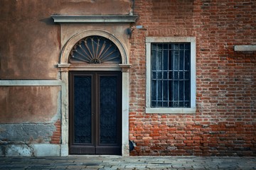 Sticker - Vintage door and window