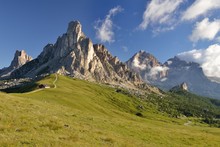 Morning at Passo Giau, Dolomites, Italy, 11th July 2017