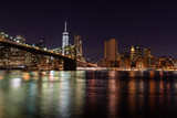 Fototapeta  - Brooklyn Bridge by night