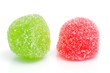 Colored jelly sweet sugar candies
