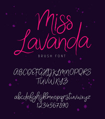 Wall Mural - Fashionable modern brush font