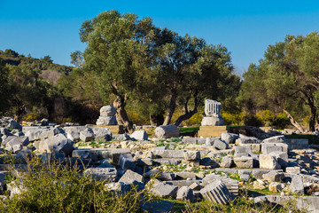 Poster - Ruins on Teos Ancient City