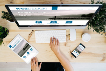 responsive web design overhead devices