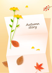 Wall Mural - Autumn illustration