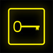 Neon Button App - Schlüssel privat