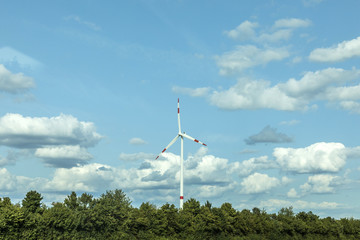 wind generator in operation