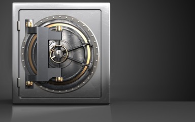 3d metal safe vault door