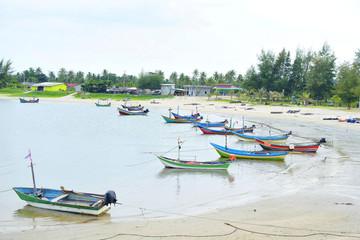 Local fisherman's boats at the beach 2