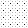 © YoPixArt - Dotted monochrome vector seamless pattern. Polka tile background in black and white.