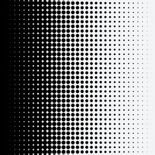Halftone Dots On White Background