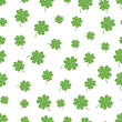 © stokkoval - Happy four leaf clover. Vector background