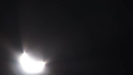 Wall Mural - time lapse as moon covers sun during the august 2017 total solar eclipse from oregon.