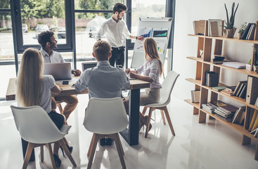 Group of people working