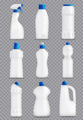 Canvas Print - Detergent Bottles Packaging Collection