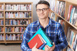 © highwaystarz - Portrait Of Mature Male Student Studying In Library