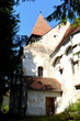 Fortified medieval saxon evangelic church in the village Somartin, Martinsberg, Märtelsberg, Transylvania, Romania. The settlement was founded by the Saxon colonists in the middle of the 12th century