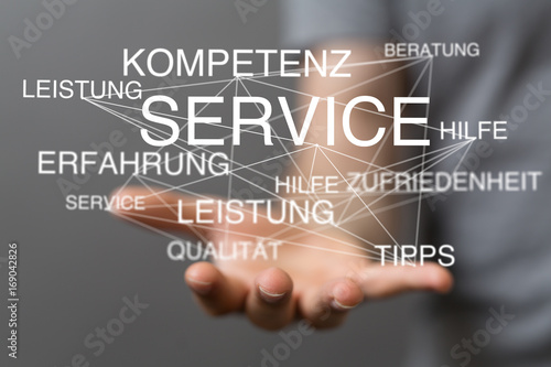 Cuadros en Lienzo Besprechung -Kompetenz Beratung-, Service- und Marketingbereich