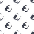 Pear pattern on white background