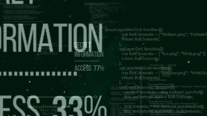 Wall Mural - secret information access. internet hacking concept. seamless loop.