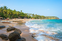 The Goyambokka Beach In Tangalle In The Southern Province Of Sri Lanka. The Coastal Town Has A Majestic Bay And The Most Beautiful Beaches In The South And South-east 